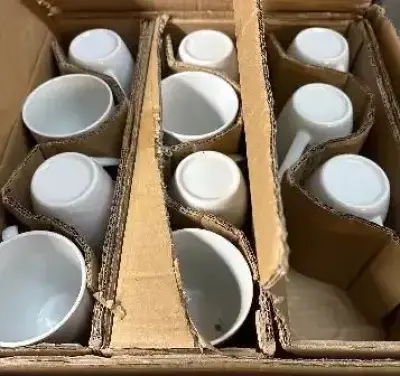 Box of Plain Mugs