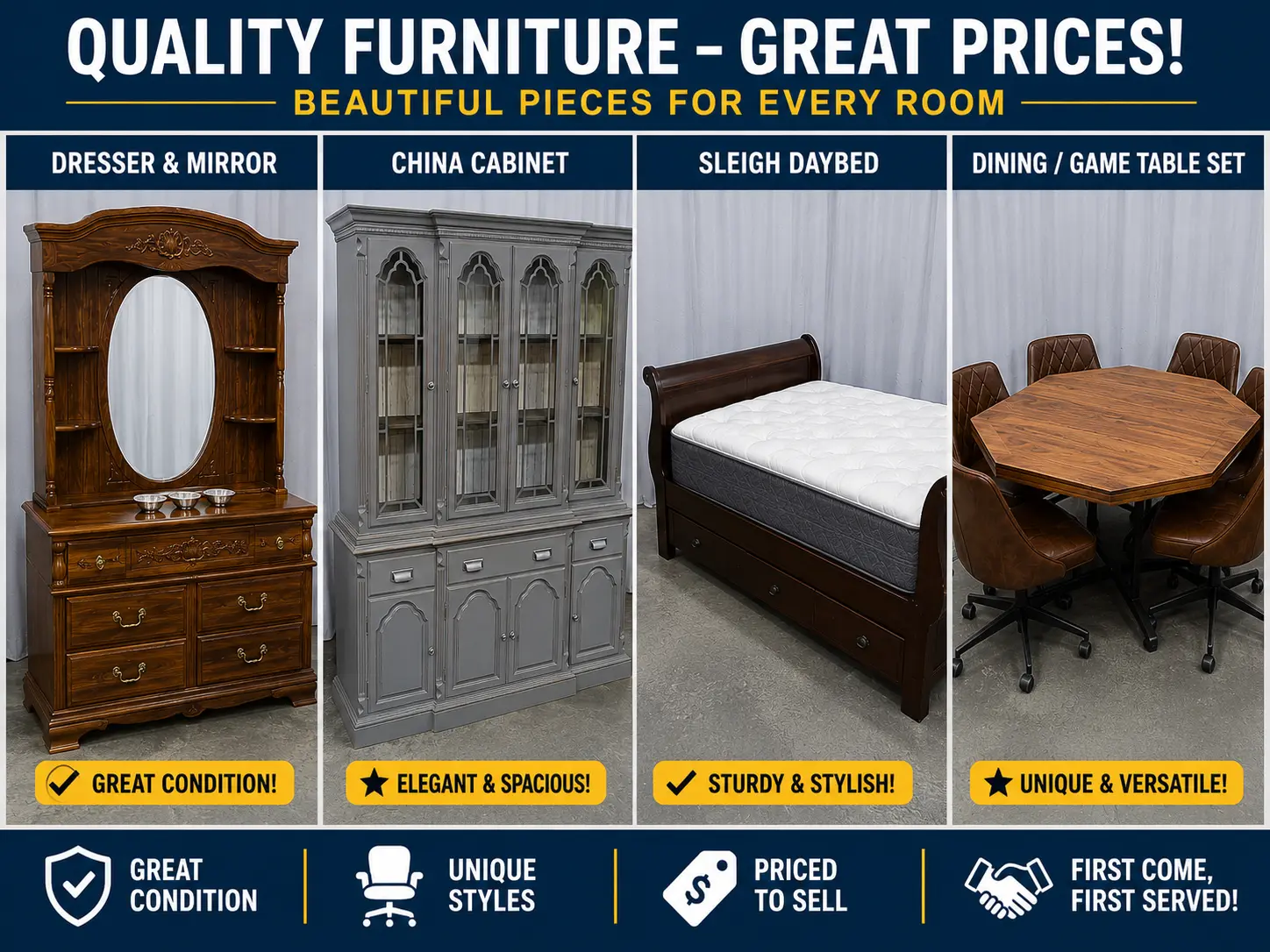 Furniture Auction Inventory